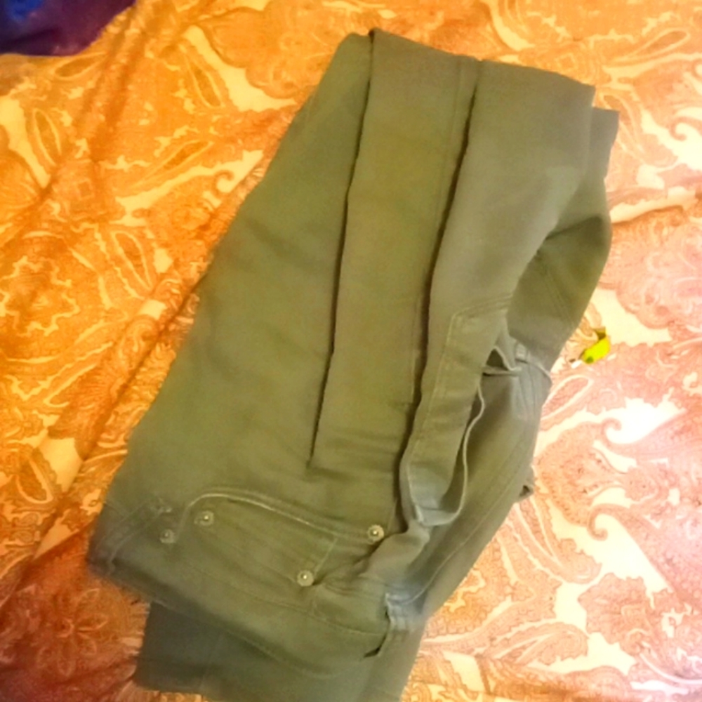 A green pair of AEROPOSTALE jeans